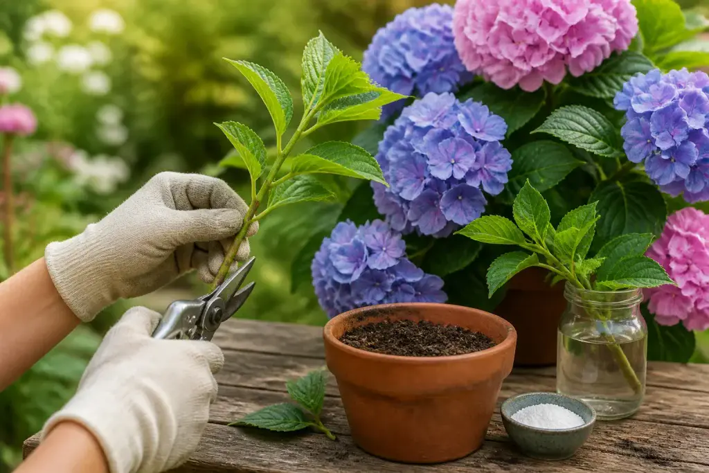 Bouturage dhortensia soin et precision