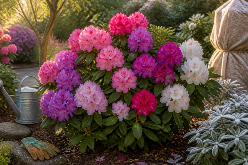 Rhododendrons beaute saisonniere et soin