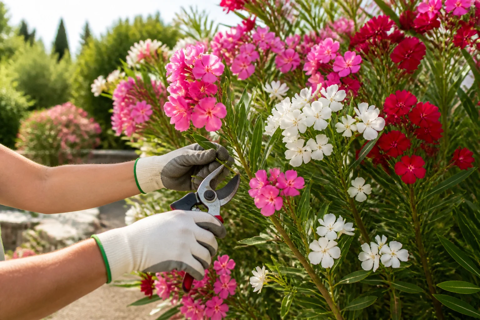 Tailler le laurier rose : le geste essentiel pour une floraison optimale