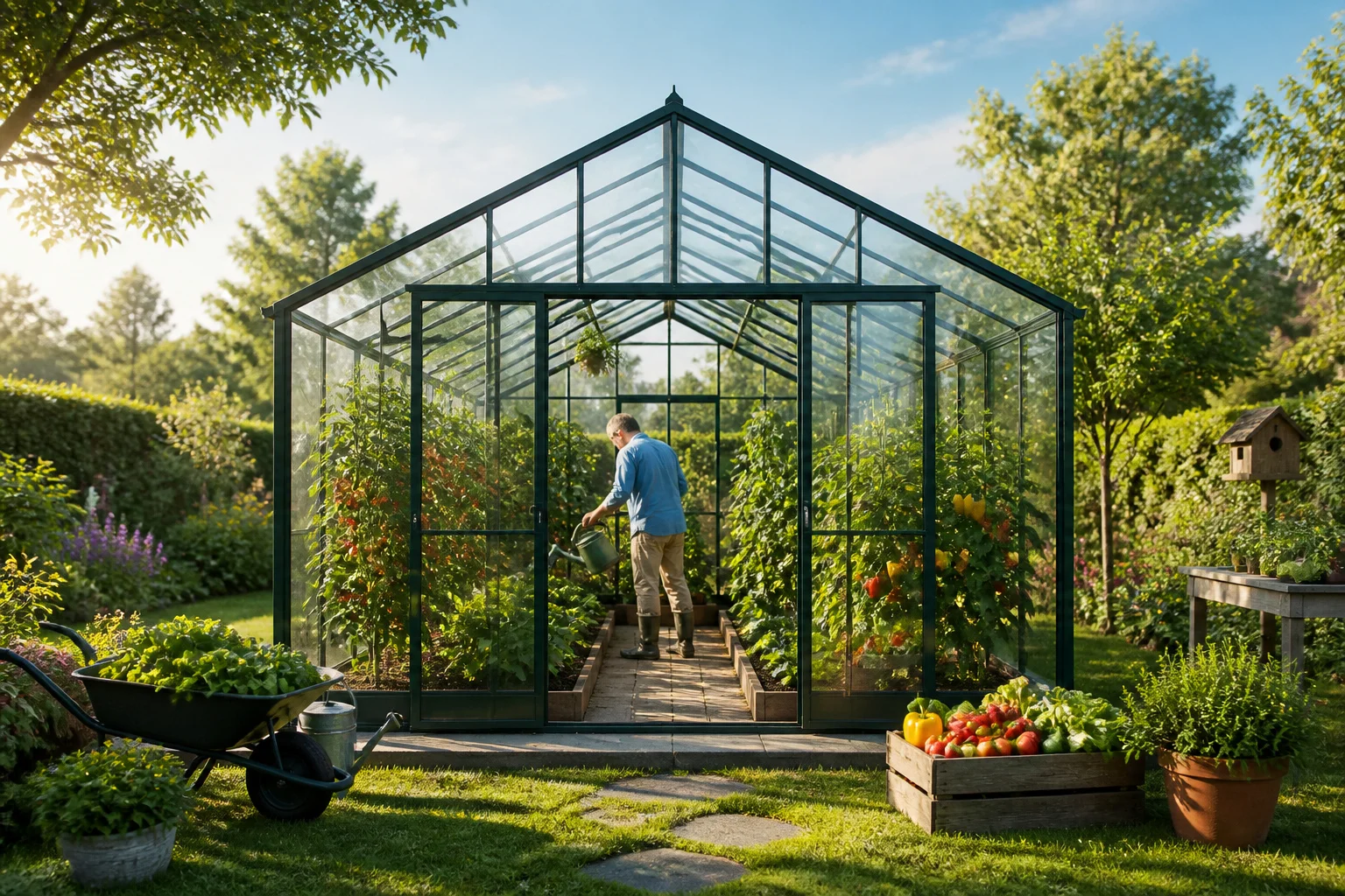 Votre potager sous serre : récoltes prolongées et protégées