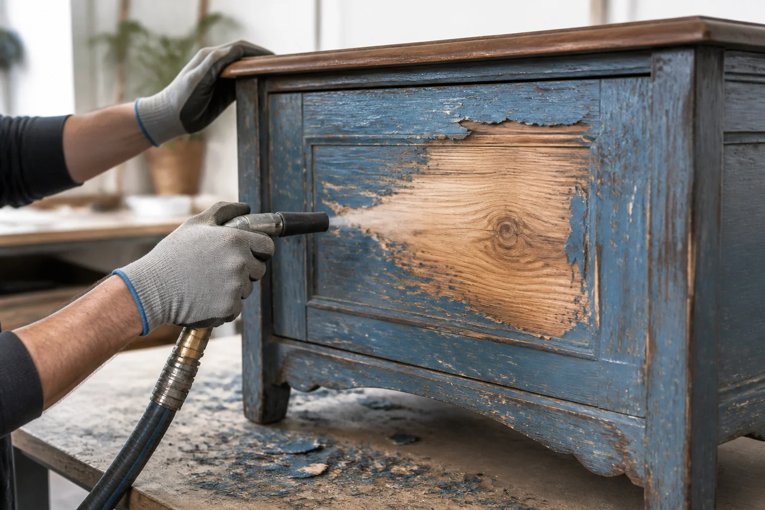 Enlever peinture bois sans poncer : les meilleures astuces
