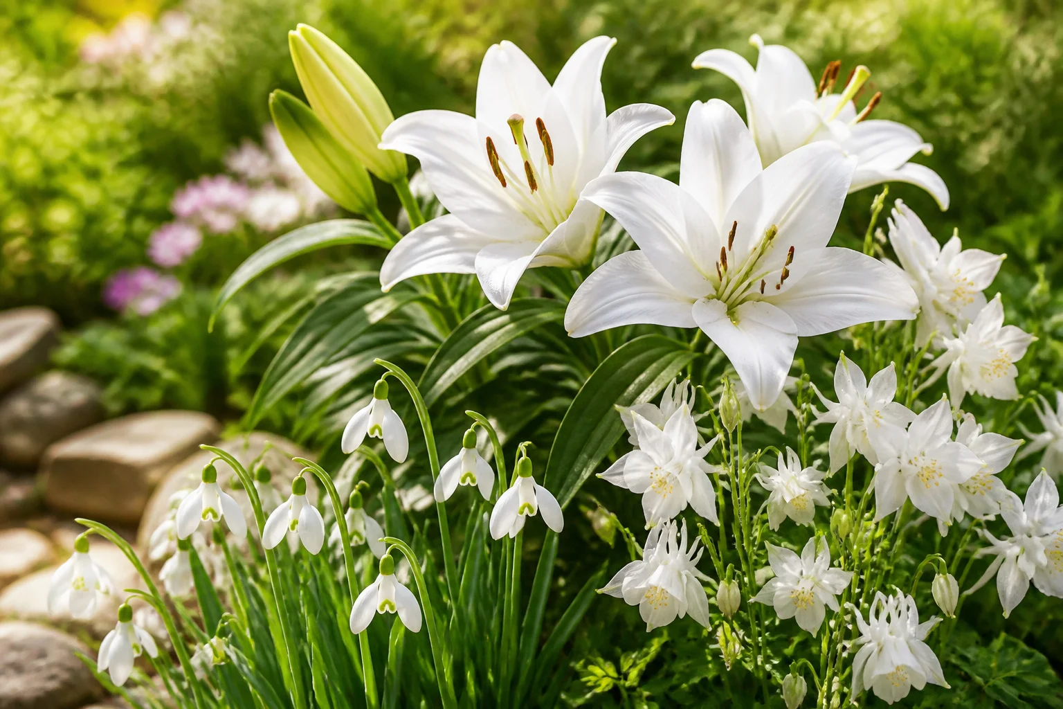 Fleur blanche : noms et conseils pour un jardin éclatant