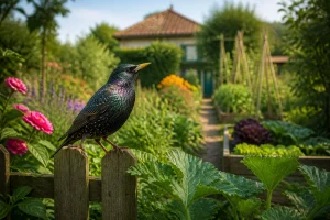 L'étourneau au jardin : le reconnaître et cohabiter