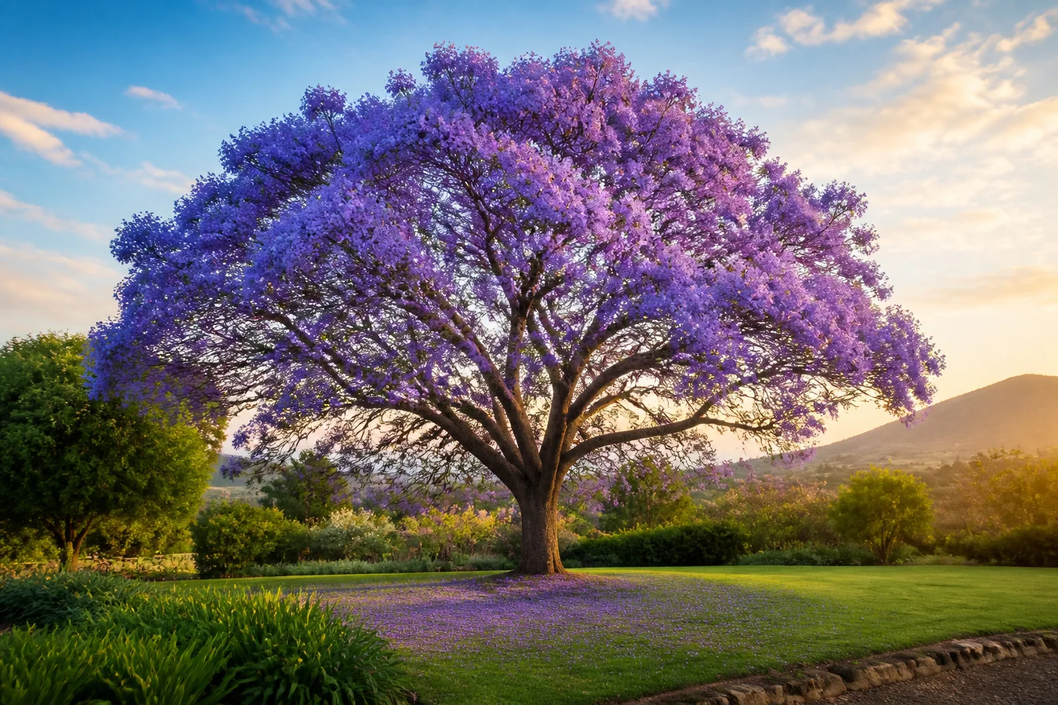 Le Jacaranda : un arbre aux fleurs bleu-violet
