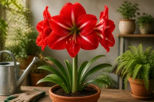 Amaryllis : entretien pour une floraison spectaculaire