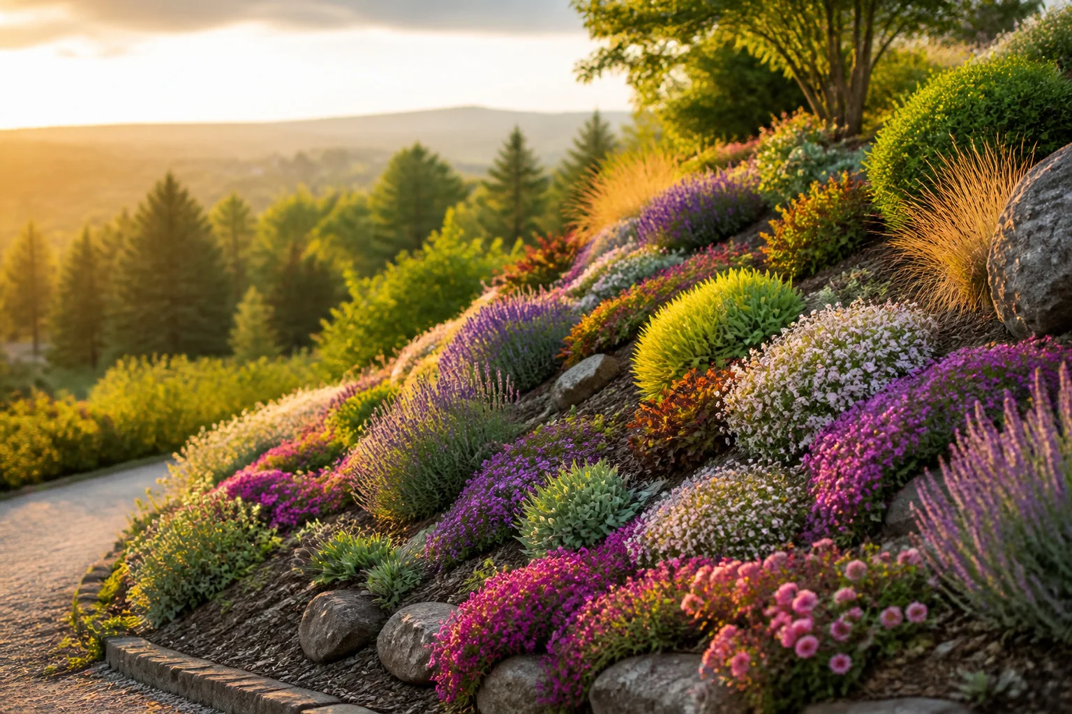 Plantes pour talus : stabiliser et embellir vos pentes